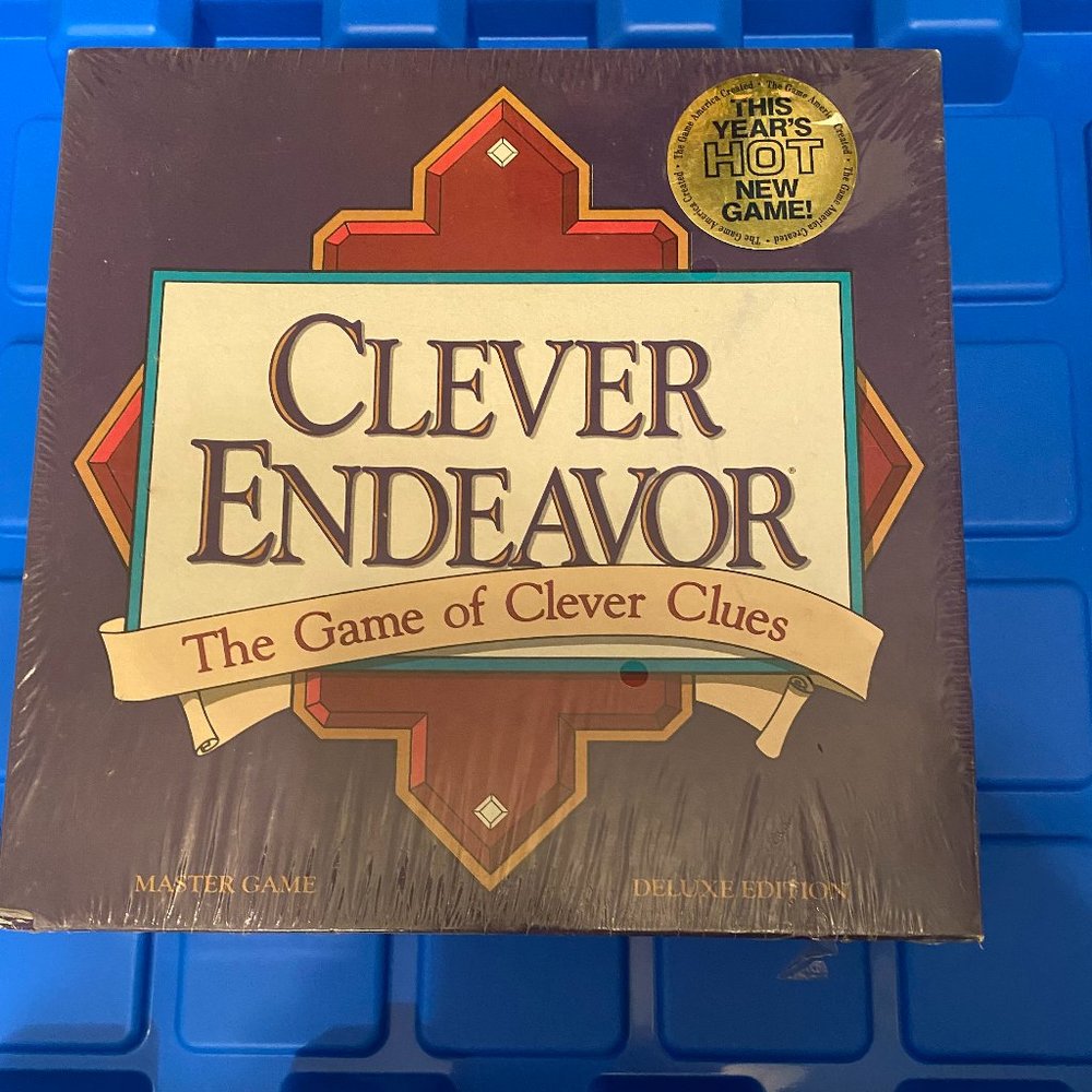 New Sealed Clever Endeaver,The Game Of Clever Clues ( C12 )